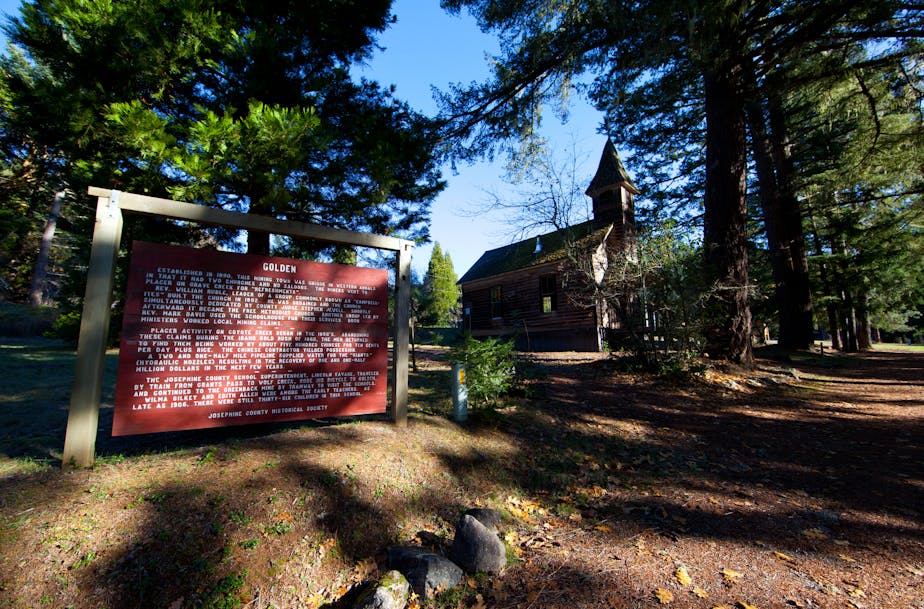Golden Historic District, with Church