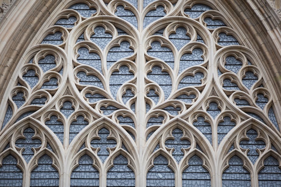 Heart-Shaped Tracery, York Minster, England