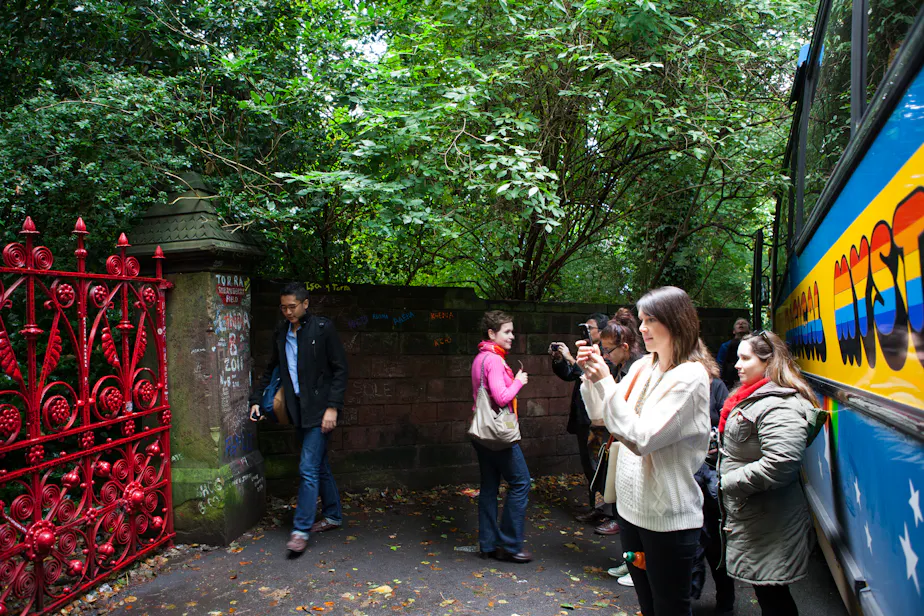 Beatles Fans at Strawberry Field