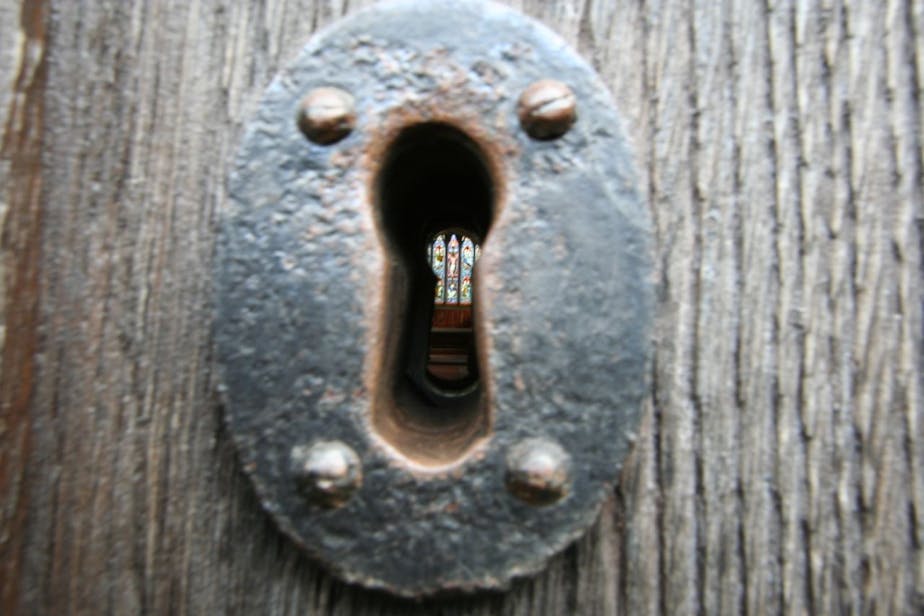 East Window Through the Keyhole