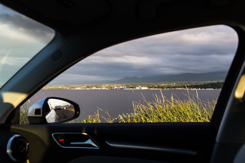 Port Angeles through the Window