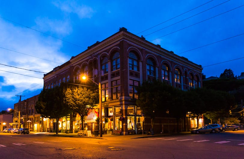 Palace Hotel at Dusk