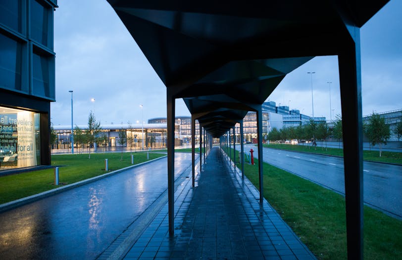 Covered Walkway to Airport