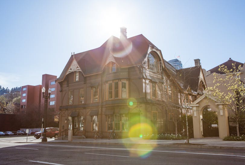 View from East with Evening Sun Rays