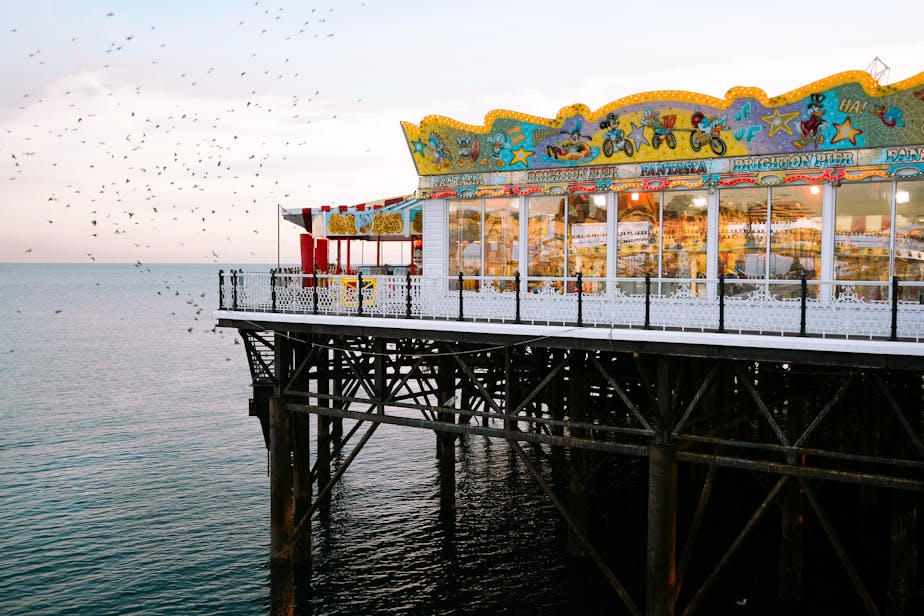 Fantasia with Starlings, Palace Pier, Brighton, England