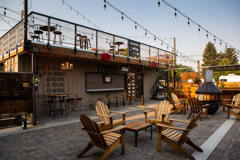 Historic Central Hotel: Patio - Burns, Oregon