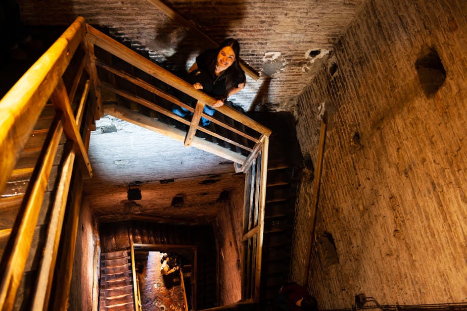 Asinelli Tower Stairs, Bologna, Italy