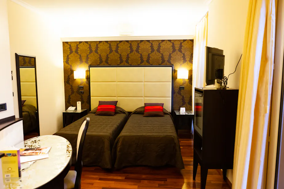 Bedroom, Hotel Touring, Bologna, Italy