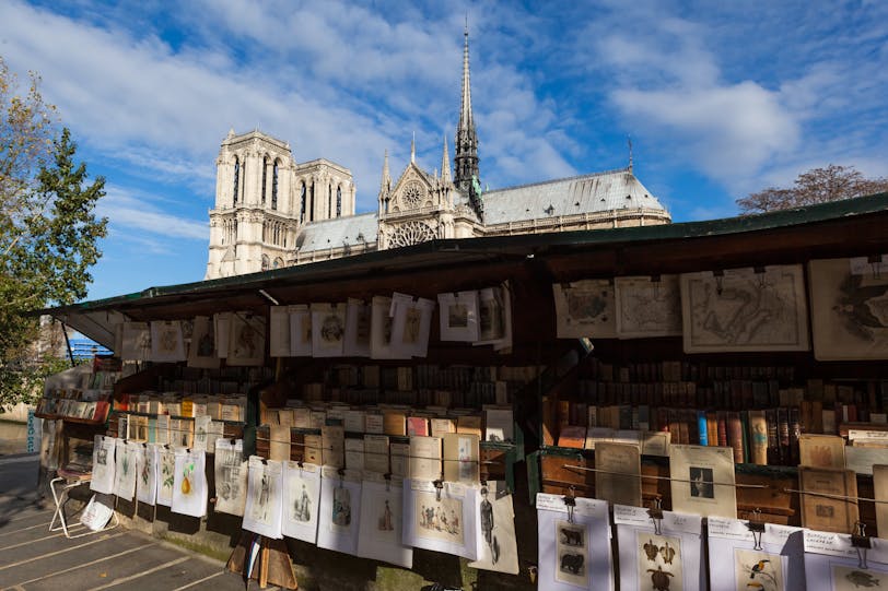 Antique Books by the Seine, Paris, France