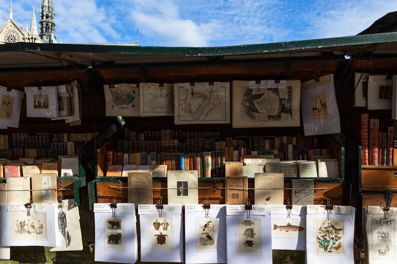 Antique Books by the Seine, Paris, France