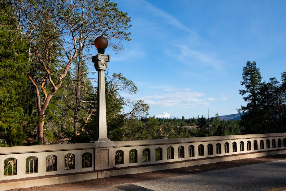 Mountain View from Rogue River Bridge, Prospect, Oregon