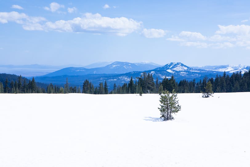 Snow on Mount Mazama, Oregon