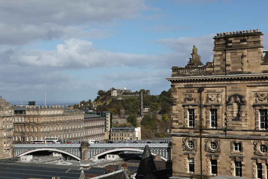Edinburgh from Hotel Window