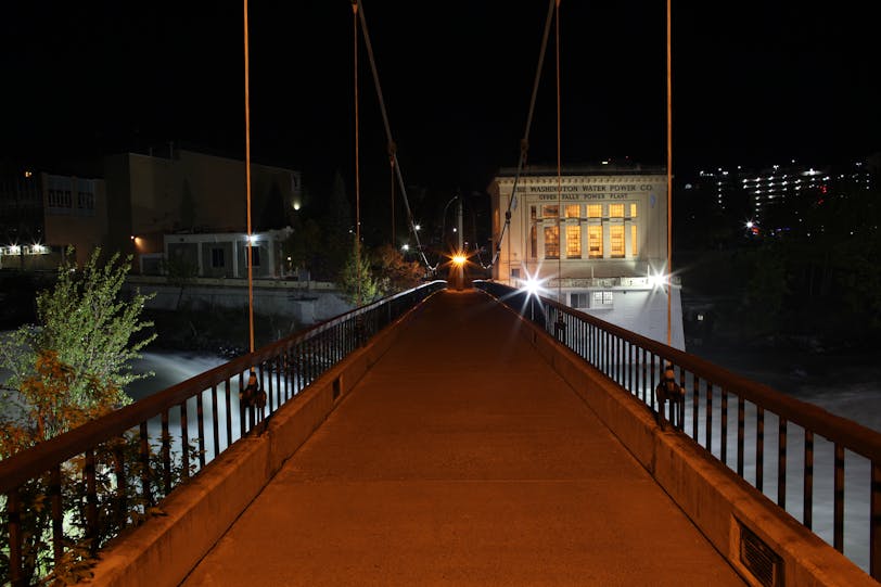 Spokane Falls by Night