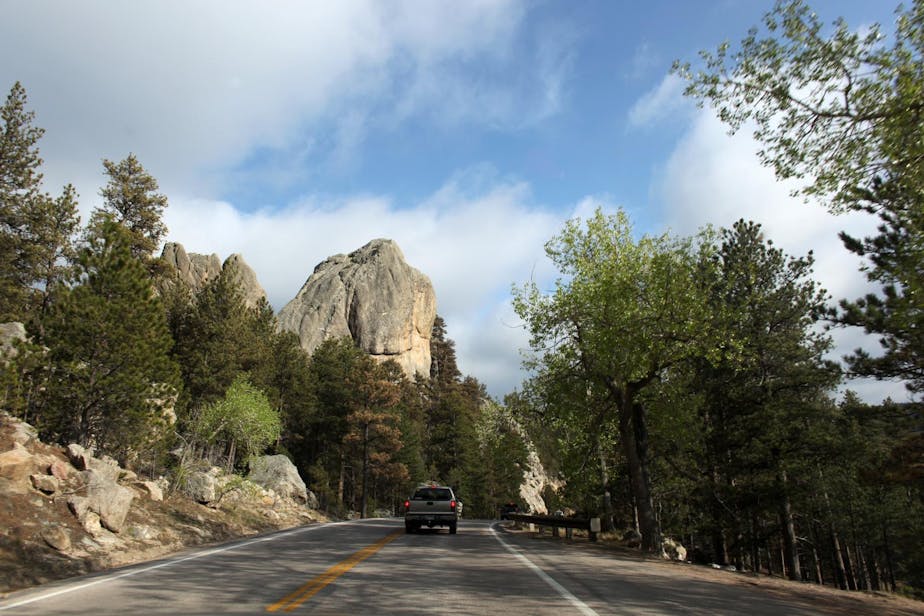 Approaching Mount Rushmore