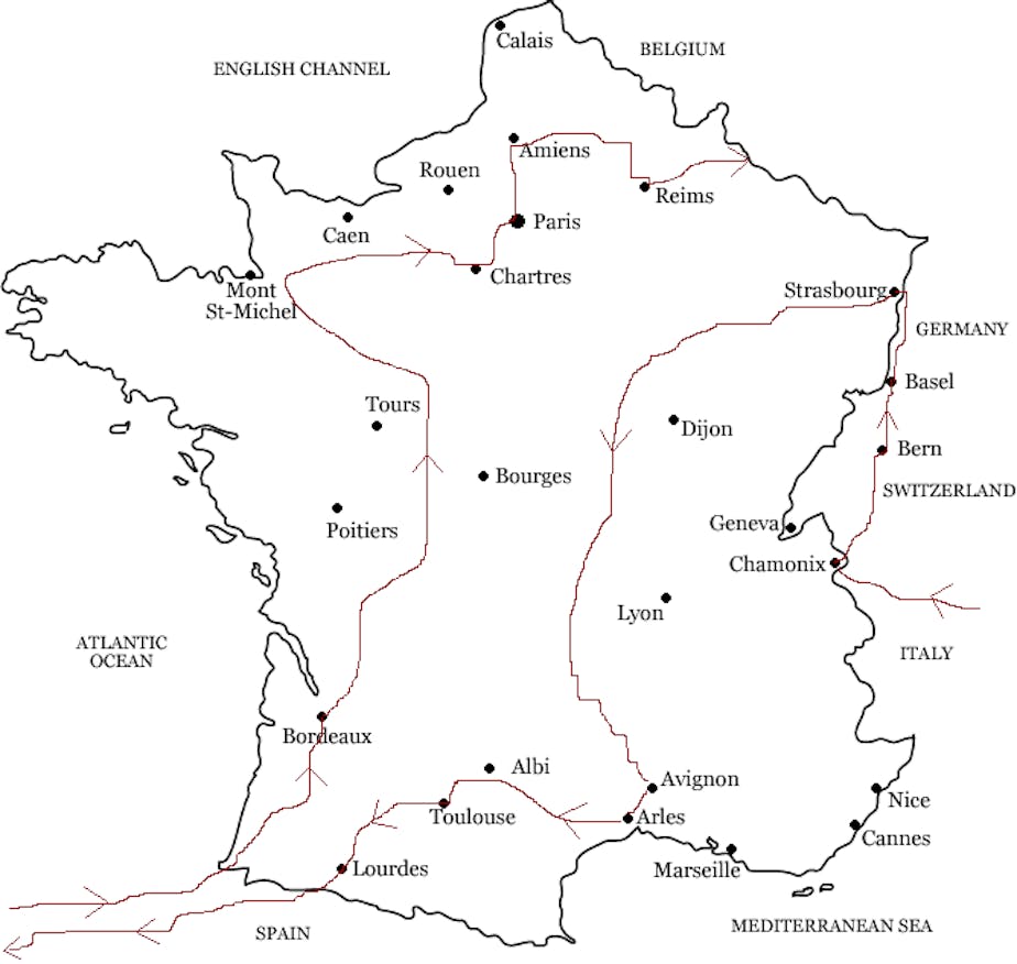 france itinerary