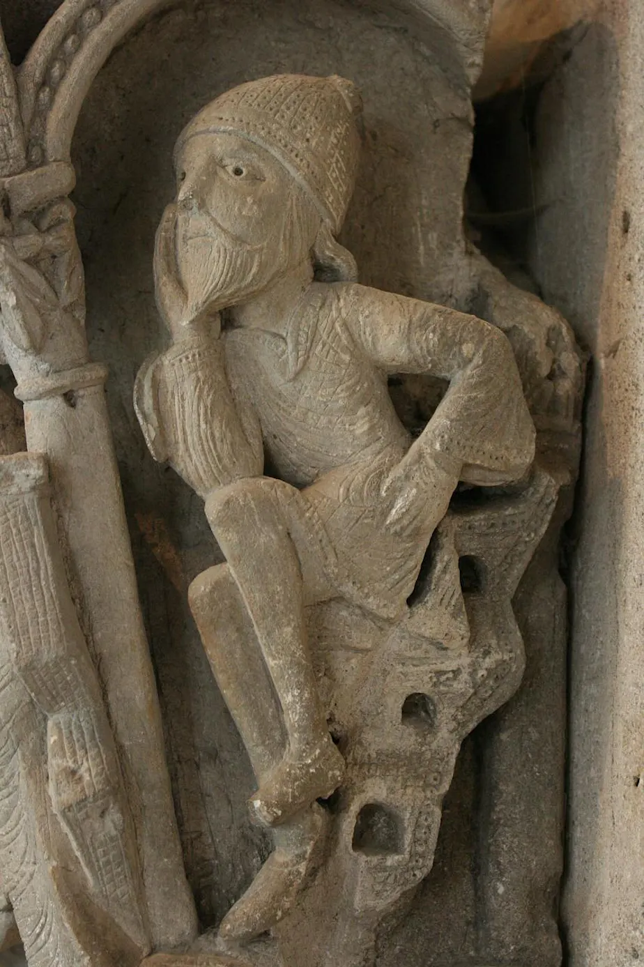 Capital: Adoration of the Magi (Detail)