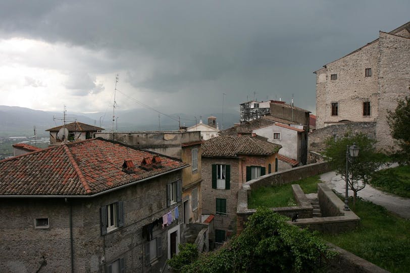 stormy skies over anagni