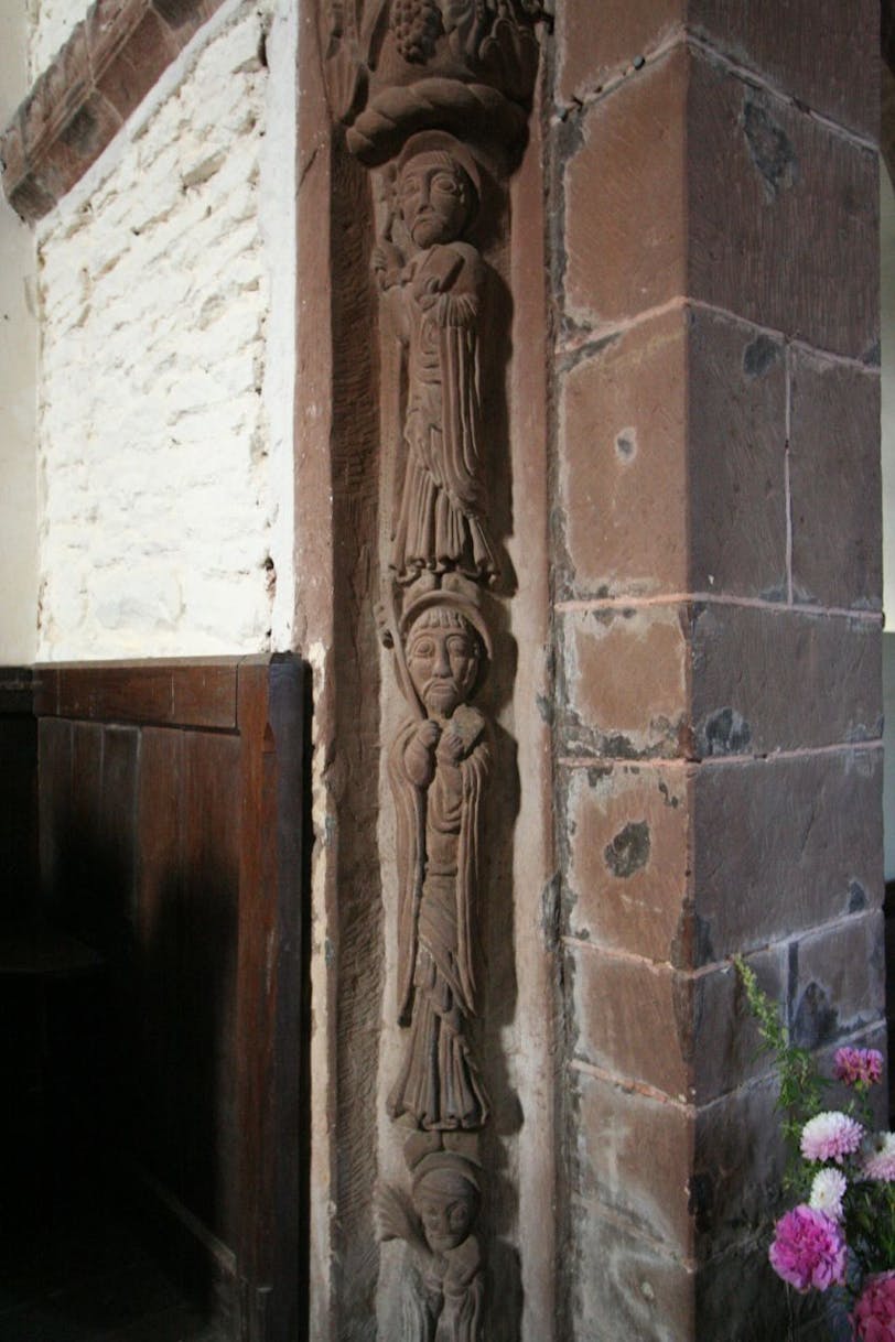 chancel arch figures
