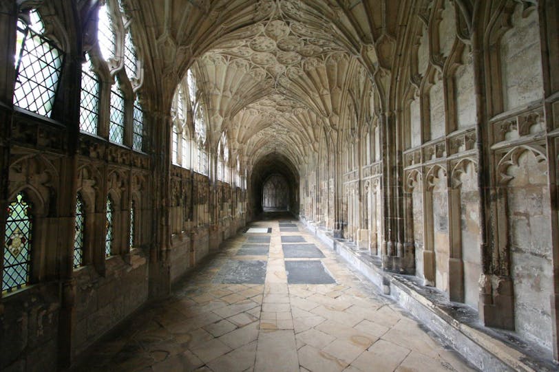 cloisters (late 14c)