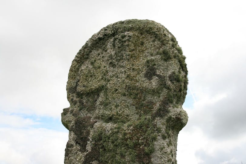 christianized standing stone