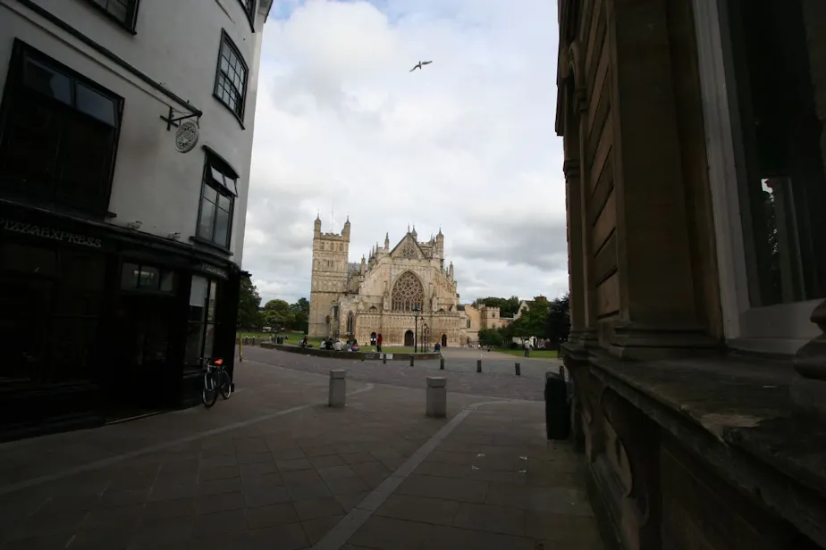 Exeter cathedral & pizza express