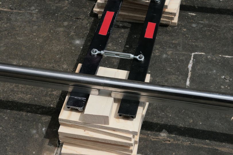 detail of camera track