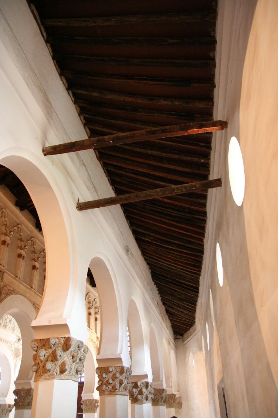 side aisle ceiling