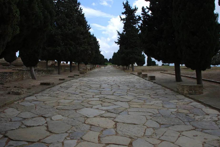 Roman road, italica