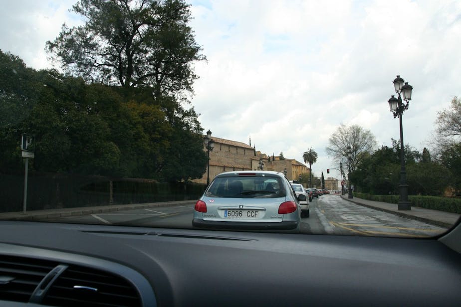 driving to the mezquita