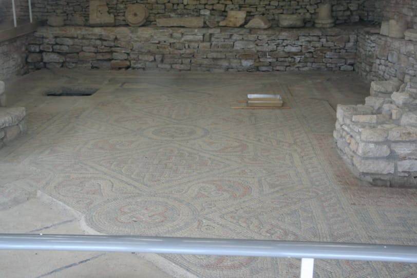 mosaic, north leigh roman villa