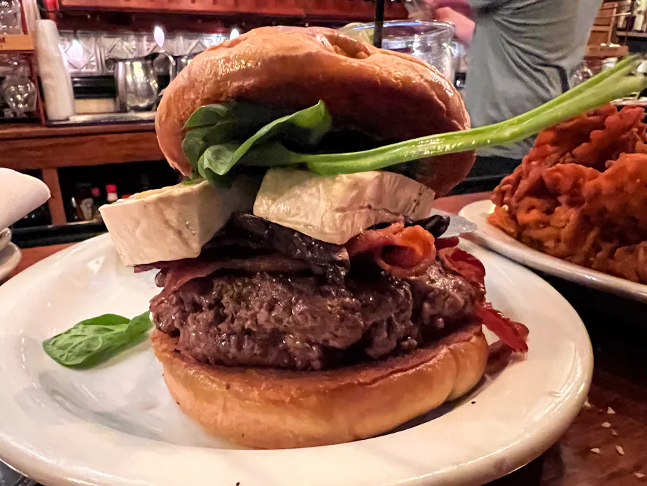 Brie Burger, Crystal Beer Parlor