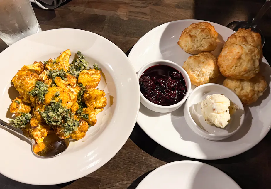 Appetizers at b. Matthew's