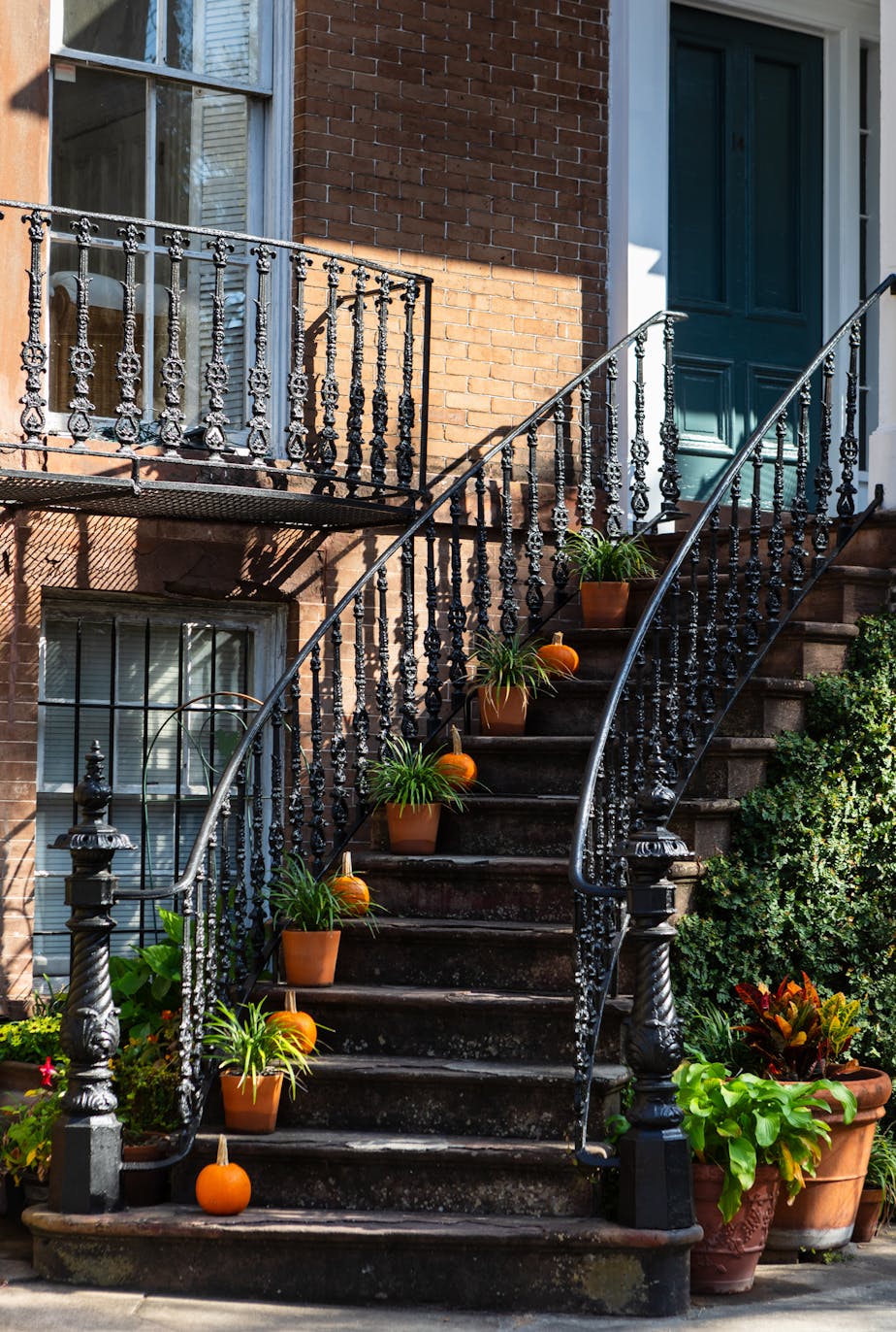 Autumn Decorations - Savannah, Georgia