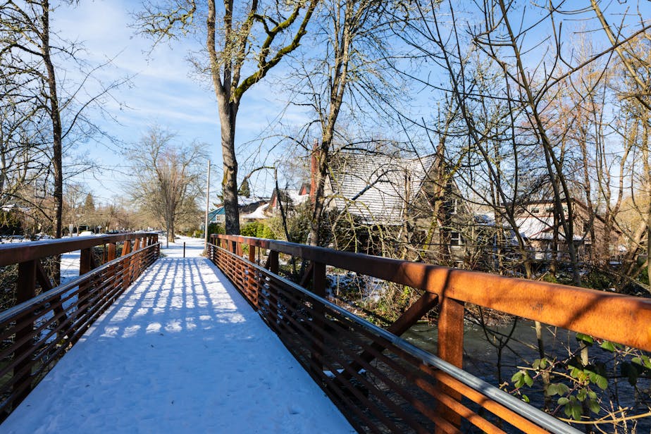 Court Street Bridge over Mill Creek - Salem, Oregon
