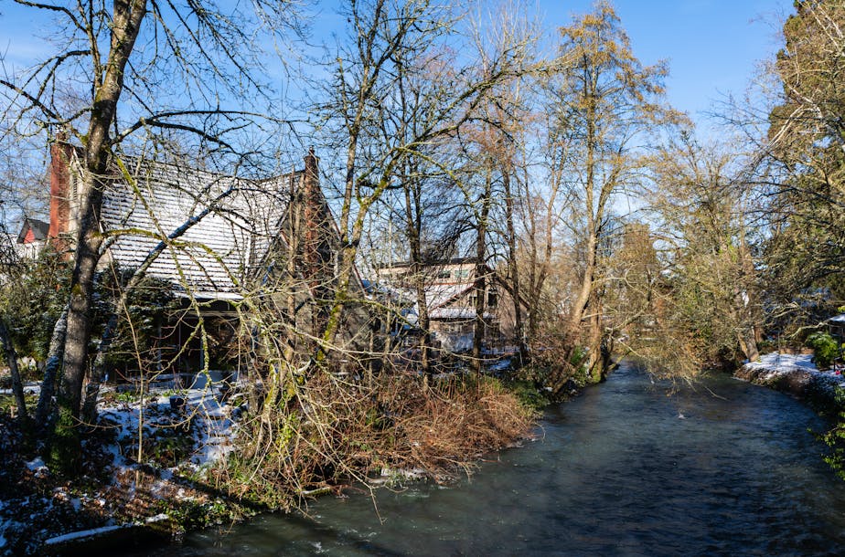 Mill Creek and A.C. and Olga Haag House - Salem, Oregon