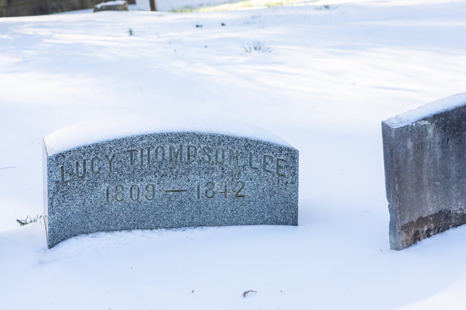 Lucy Thompson Lee, Lee Mission Cemetery - Salem, Oregon