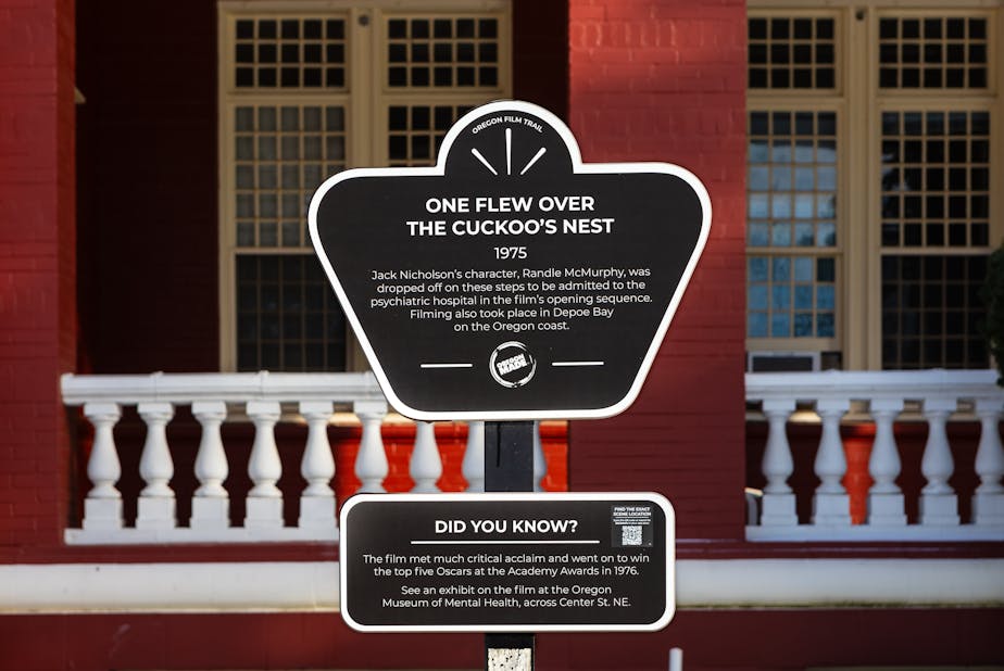 Oregon Film Trail Sign, Dome Building - Salem, Oregon