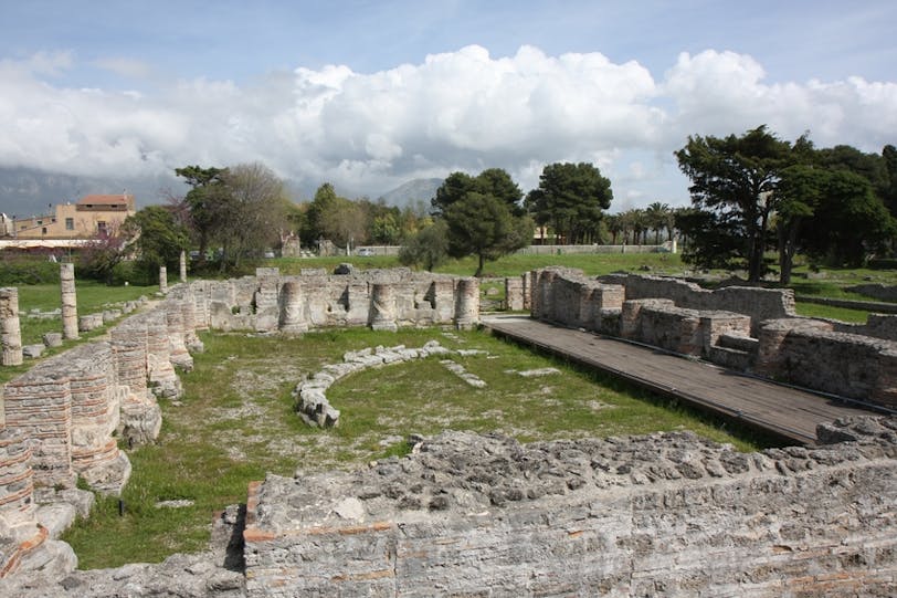 Roman Ruins in Center of Site