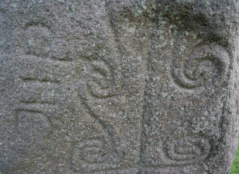 Most Impressive of Riasc's Cross-Inscribed Slabs is Reask Stone