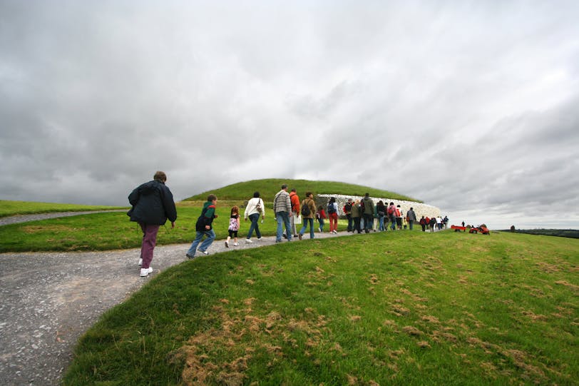 Visitors to Newgrange