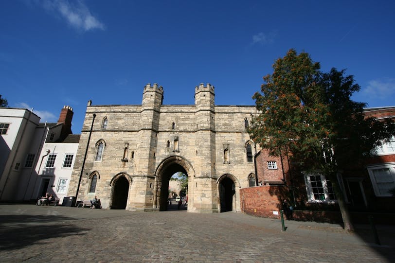 View of Cathedral Gate from Inside