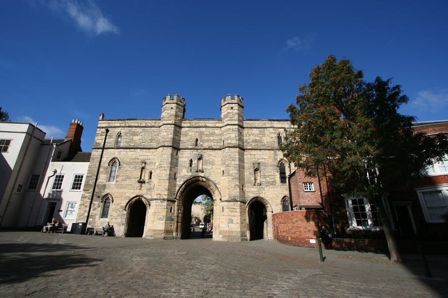 View of Cathedral Gate from Inside