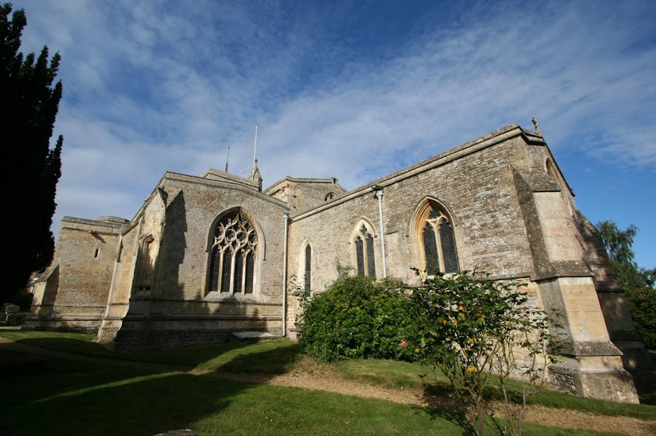 View of Chancel and East End of South Aisle from Southeast