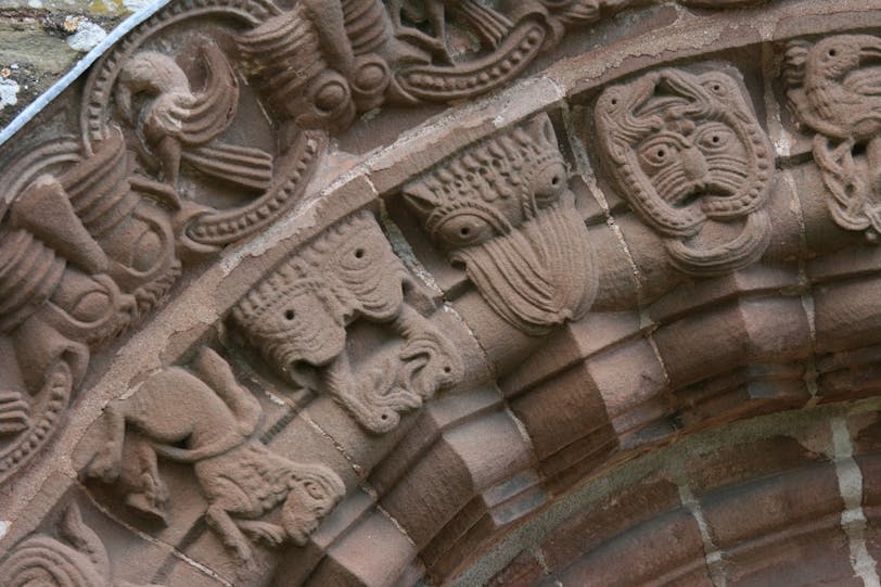 Left Side of South Door Arch