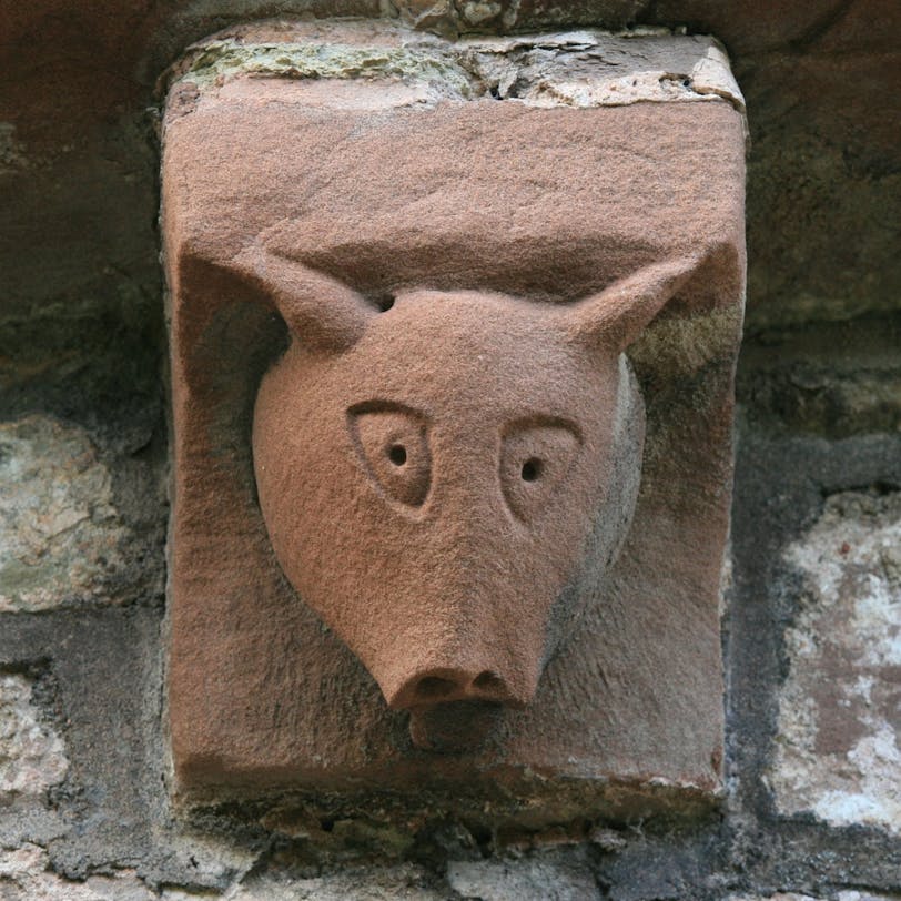 Corbel on South Nave