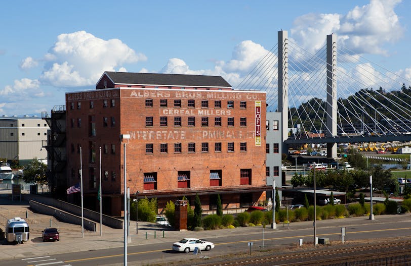 Albers Brothers Mill and 509 Bridge