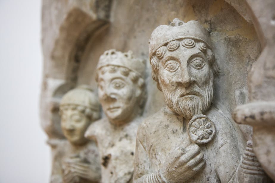 Three Magi - Gustorf Choir Screen, c.1150