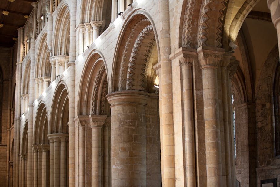 Selby Abbey: Norman Arches