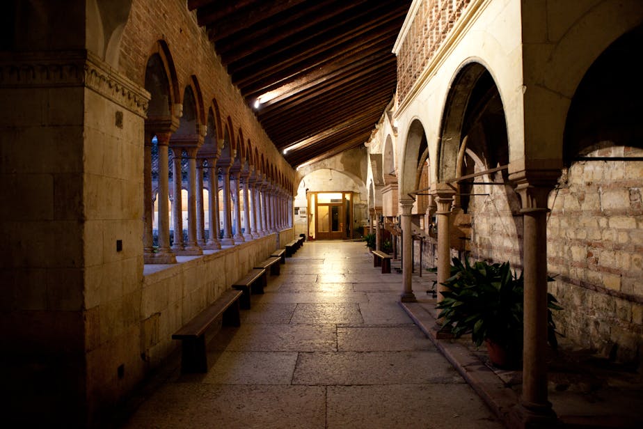 Cloister by Night: West Gallery